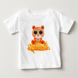 Teddy Bar - Candy Orange Baby T-shirt