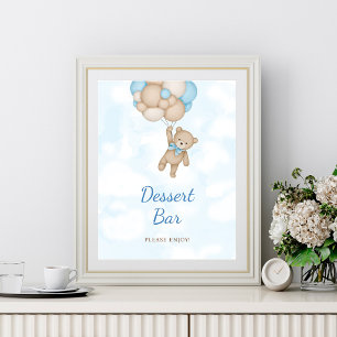 Teddy-Bär-Dessert-Bar-Plakat Poster