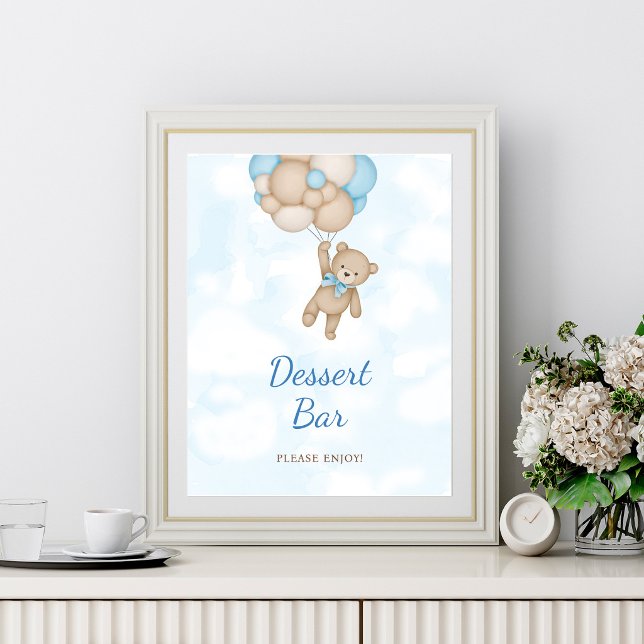 Teddy-Bär-Dessert-Bar-Plakat Poster (Von Creator hochgeladen)