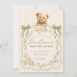 Teddy-Bär-Einladung zum Geburtstag Einladung