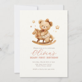 Teddy-Bär-Einladung zum Geburtstag Einladung