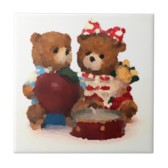 Teddy Bär Fliese (Vorderseite)