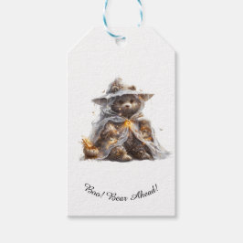 Teddy-Bär. Geist. TRICK ODER BEHANDLUNG Geschenkanhänger