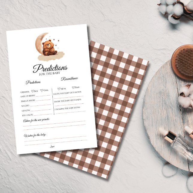 Teddy Bär geschlechtsneutrales Vorhersagespiel (Von Creator hochgeladen)