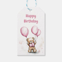 Teddy Bar Gift Tags
