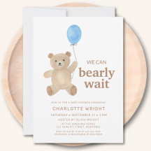 Teddy-Bär-Junge-Baby-Party