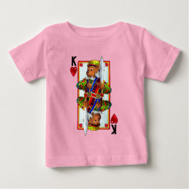 Teddy Bar King of Hearts Baby T-shirt