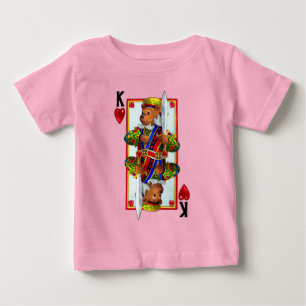 Teddy Bar King of Hearts Baby T-shirt