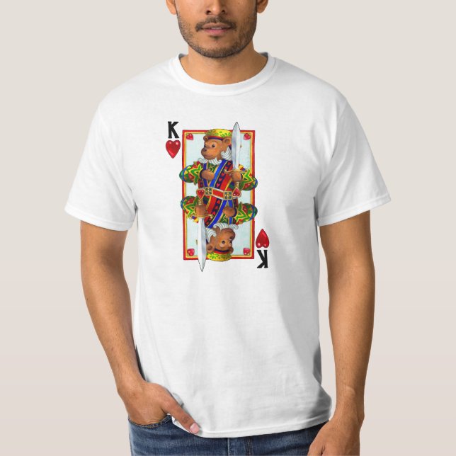 Teddy Bar King of Hearts T-Shirt (Vorderseite)