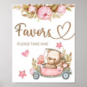 Teddy Bär können wir frühzeitig Baby Favoriten Zei Poster
