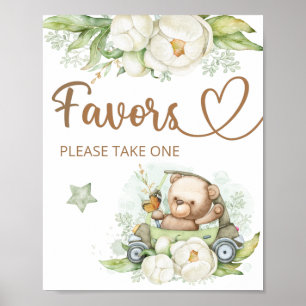 Teddy Bär können wir frühzeitig Baby Favoriten Zei Poster