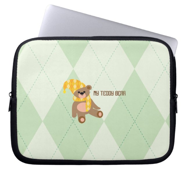 Teddy Bär Laptopschutzhülle (Vorderseite)