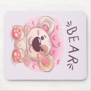 Teddy Bar Lovers   Geschenk für Kinder Mousepad