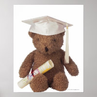 Teddy Bär mit Morast und mit Kreide