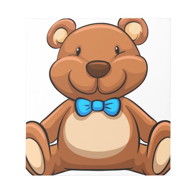 Teddy Bär Notizblock (Vorderseite)