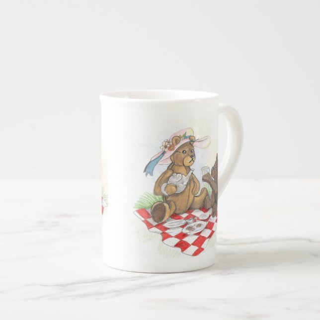 Teddy-Bär Picnic~specialty Tasse (Vorderseite Rechts)