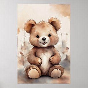 Teddy Bar Poster