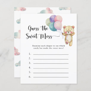 Teddy Bär - Raten Sie mal das Sweet Mess Spiel