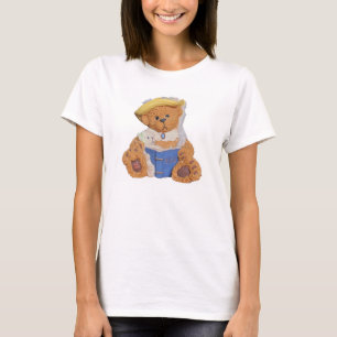 Teddy Bär Reading Bibel to Baby T-Shirt