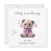 Teddy-Bär rosa Pullover Herzlichen Glückwunsch