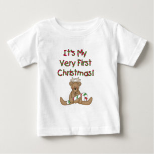 Teddy Bär Sehr 1. Weihnachtsgeschenke und Geschenk Baby T-shirt