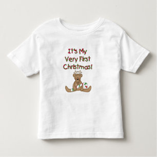 Teddy Bär Sehr 1. Weihnachtsgeschenke und Geschenk Kleinkind T-shirt