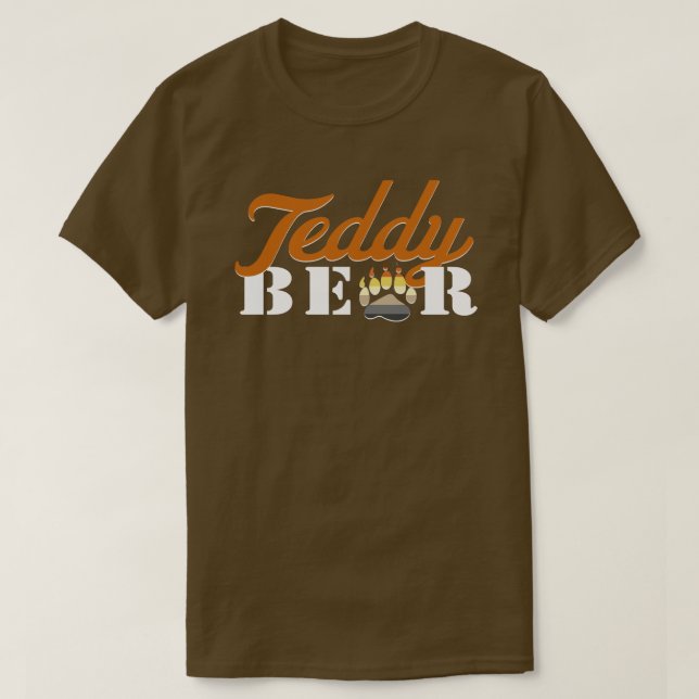 Teddy Bar Shirt - Dunkel (Design vorne)