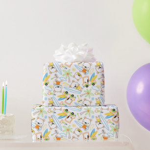 Teddy-Bär-Surfer Geschenkpapier