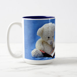 Teddy Bar Time to Read, KOA Zweifarbige Tasse