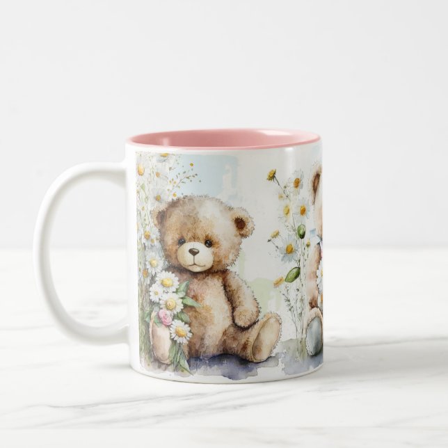 Teddy Bär Zweifarbige Tasse (Links)