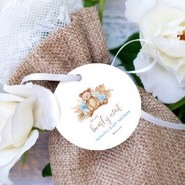 Teddy Bären Babydusche Geschenkanhänger