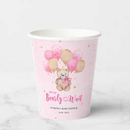 Teddy Bären Babydusche Pappbecher