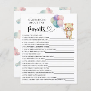 Teddy Bären Ballons - Spiele über die Eltern