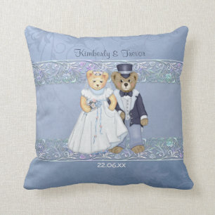Teddy Bären Braut und Groom Wedding - Anpassen Kissen
