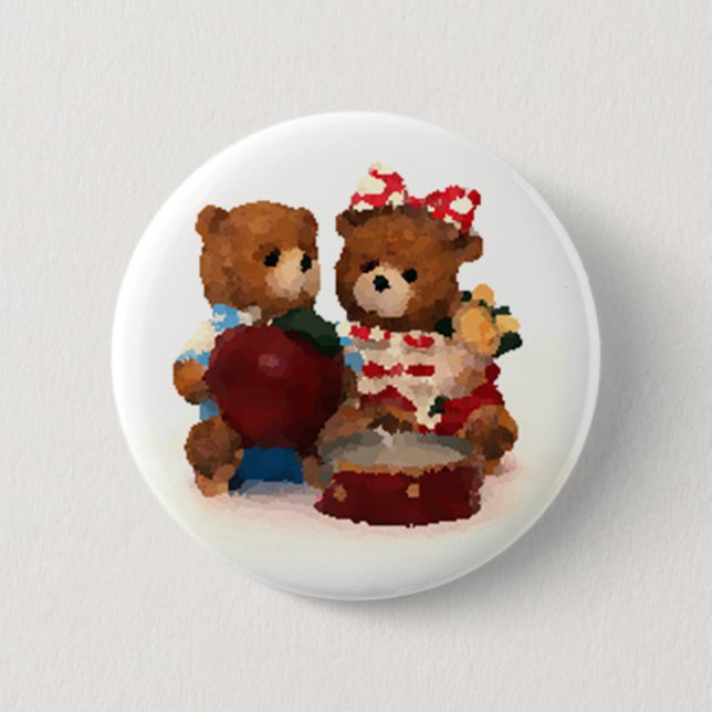 Teddy-Bären Button (Vorderseite)