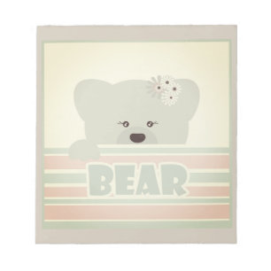Teddy Bären illustrieren Kinder kindisch Notizblock