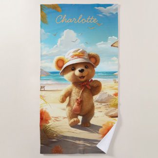Teddy Bären Kids Beach and Pool Handtuch