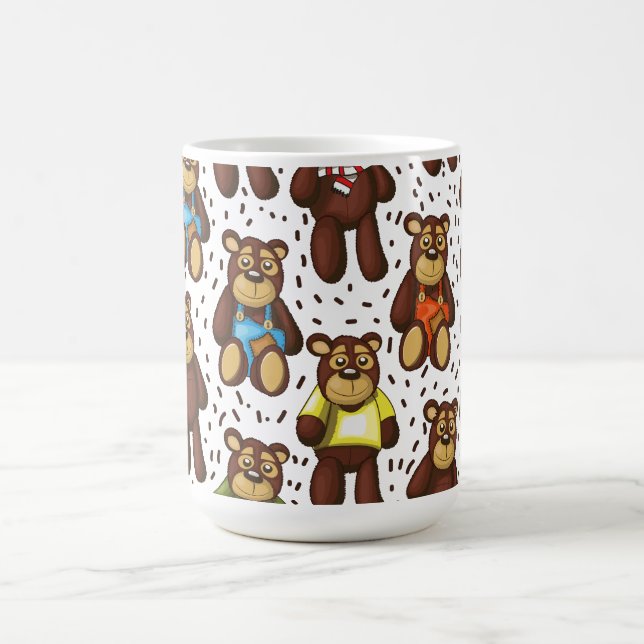 Teddy Bären Muster Kaffeetasse (Mittel)