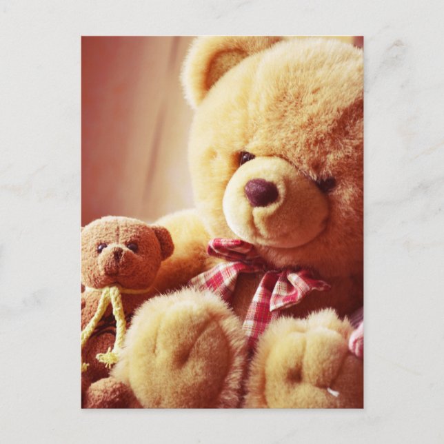 Teddy Bären Postcard Postkarte (Vorderseite)