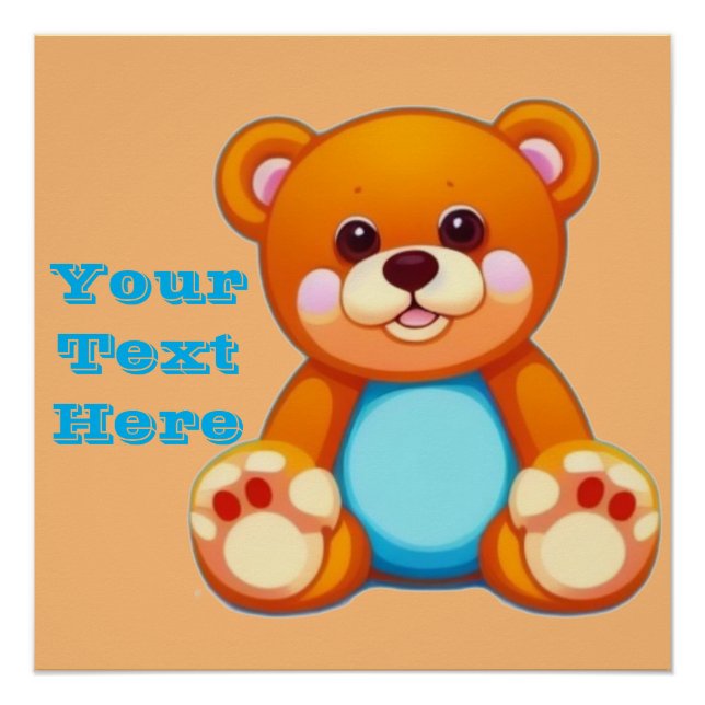 Teddy Bären Poster (Vorderseite)