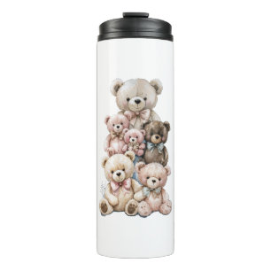 Teddy Bären Stack Thermosbecher