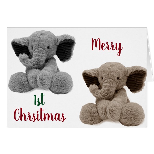 TEDDY BÄREN UND LIEBE AUF IHREN 1. CHRISTMAS = BAB (Vorderseite (Horizontal))