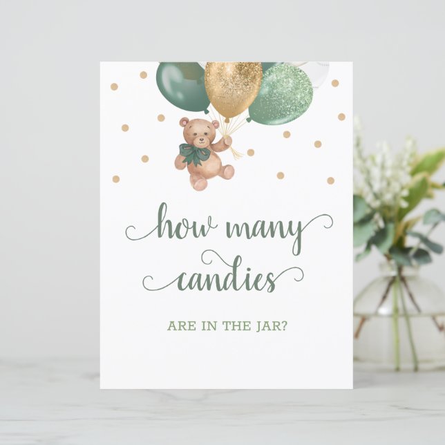 Teddy Bären wie viele Kanadier im JAR-Tafelzeichen (Stehend Vorderseite)