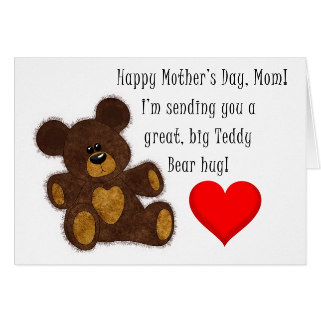 Teddy-Bärenhug - 5" x 7" Art Card (Vorderseite (Horizontal))