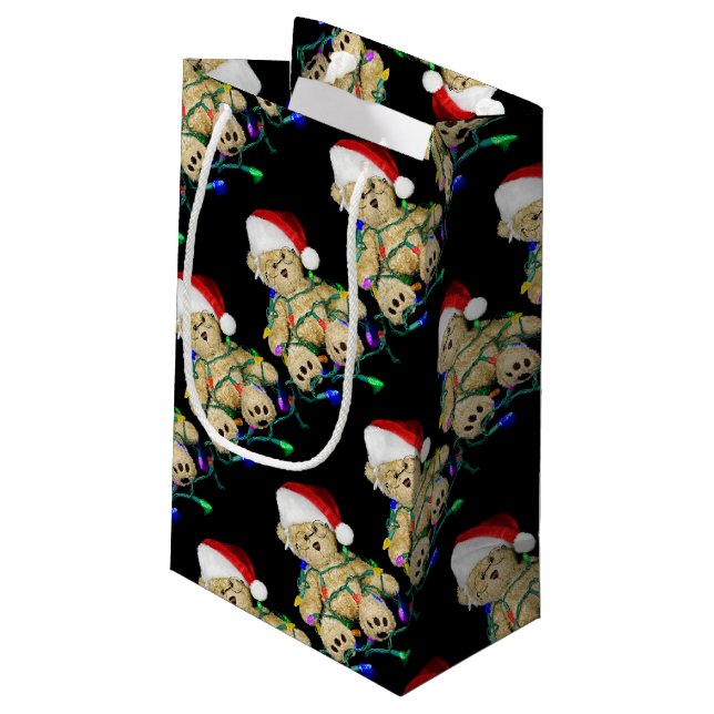 Teddy-Bärenwinkel Kleine Geschenktüte (Rückseite Schrägansicht)