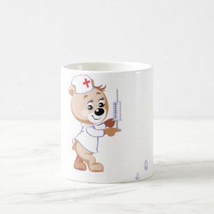 Teddy-Bärn-Krankenschwester-Tasse Kaffeetasse
