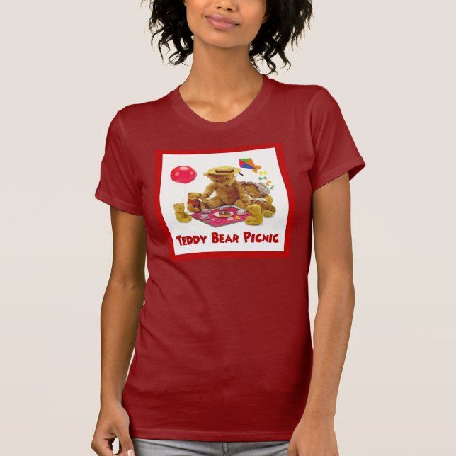 Teddy-Bärn-Picknick-Shirt T-Shirt (Vorderseite)