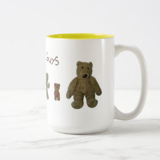 Teddy-Bärn-Tasse - 5 kluge Typen Zweifarbige Tasse