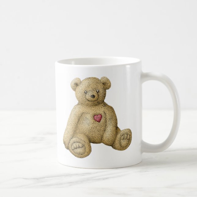Teddy-Bärn-Tasse Kaffeetasse (Rechts)