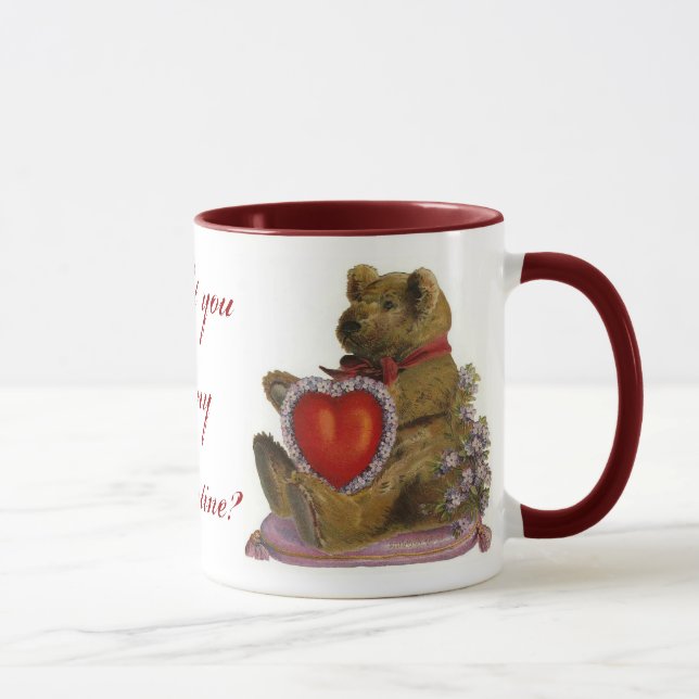 Teddy-Bärvalentine-Tasse Tasse (Rechts)